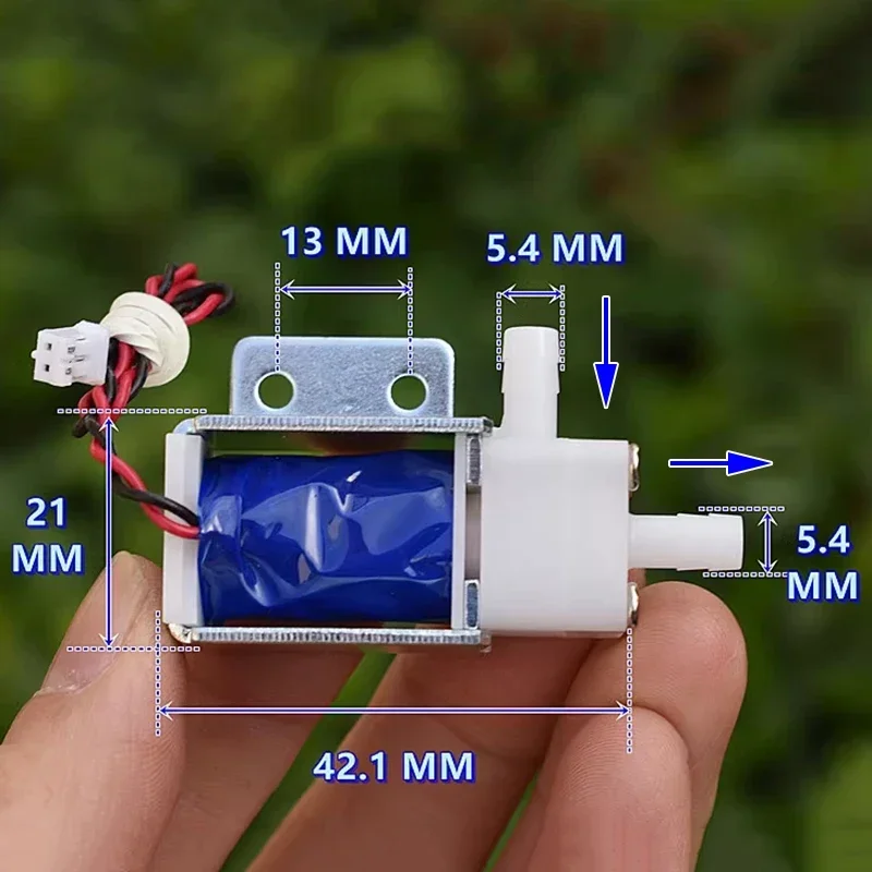 Normally Open Micro Solenoid Valve DC12V 24V 5.4mm Electric Water Air Cut Off Valve for Atomizer Breast Pump Vacuum Cleaner DIY