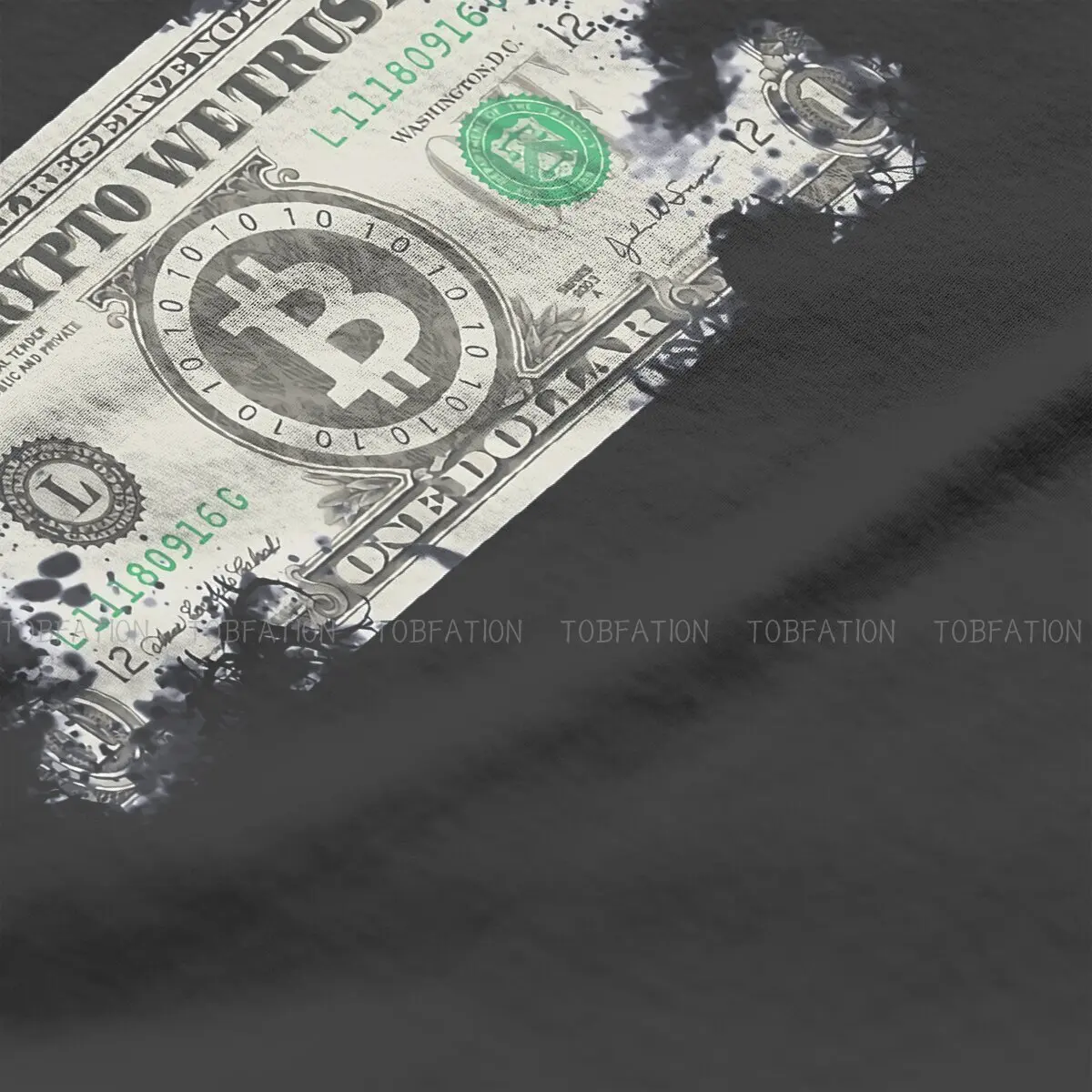 In Crypto We Trust Hip Hop TShirt Bitcoin Cryptocurrency Miners Meme Casual Polyester T Shirt Summer T-shirt For Men Women