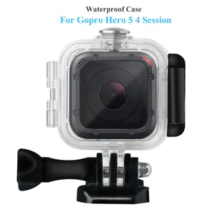 Bilashmart Waterproof Housing Case Gopro Hero 5 4 Session Underwater 45M Protection Box GoPro Hero 5 Session Accessories