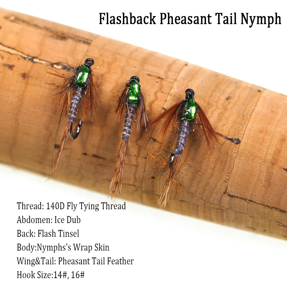 Vampfly 6ชิ้นตะขอมีลำกล้องเหล็กกล้าคาร์บอนตะขอมีลำกล้อง14 #16 #, เหยื่อล่อปลาหางไก่