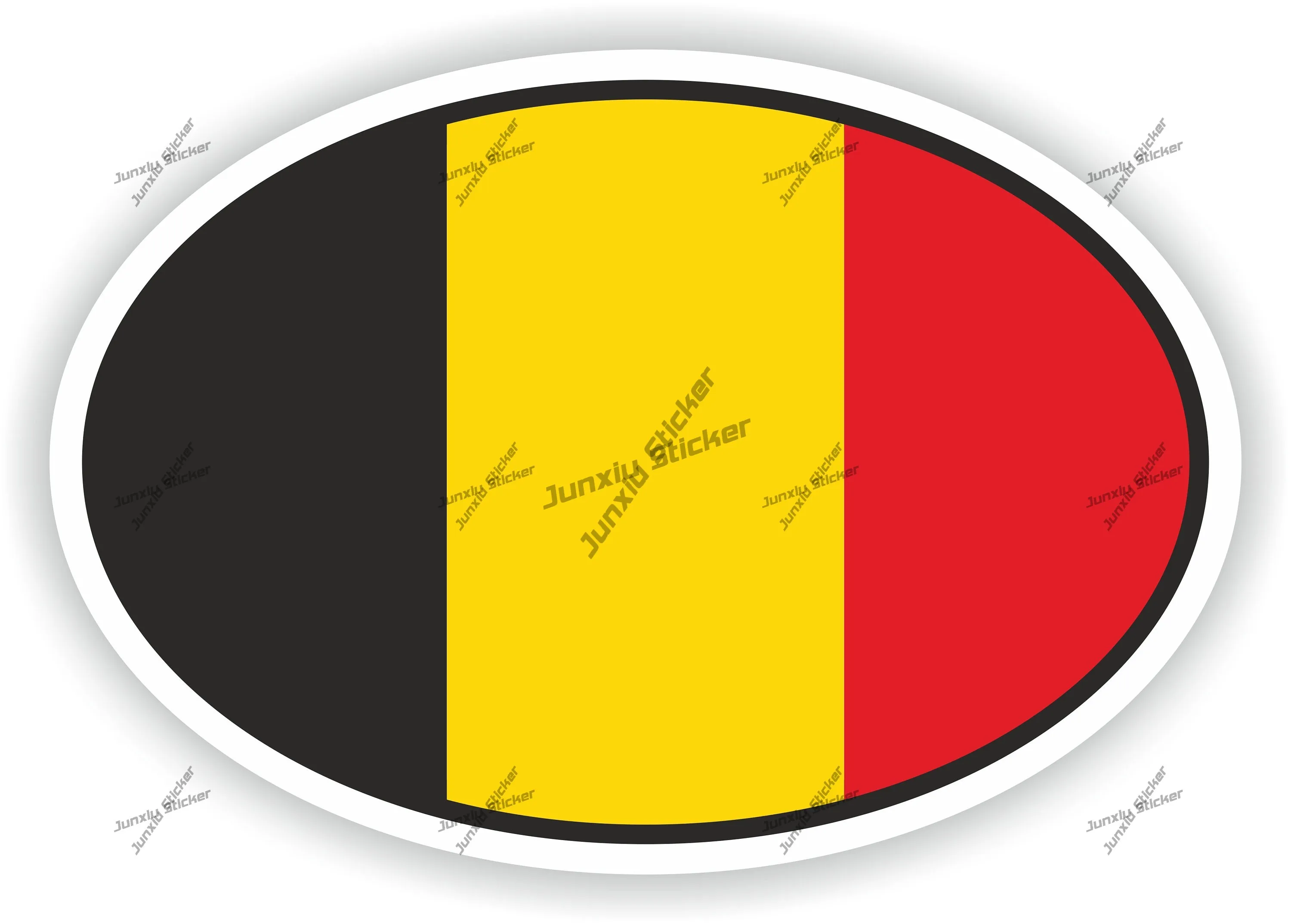 

Belgium Oval Flag Sticker Wall Stickers On Car Accesssories Funny Phone Case Waterproof Vinyl Decal Easy Peel Car Sticker For