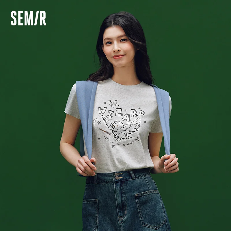 Semir تي شيرتات قصيرة الاكمام المرأة جراثيم 2025 نمط جديد فتل الرطوبة شعور رائع سريع الجفاف #2