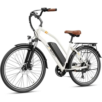 Image Electric Bike for Adults, 1000W Motor Peak Ebike, 450Wh Removeable Battery, 26'' City Cruiser Bicycle