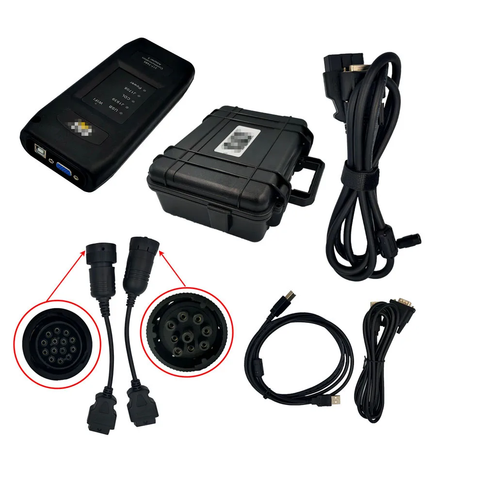 

2019A 2019C CAT ET3 ETIII Диагностический адаптер 317-7485 Сверхмощный грузовик-сканер для CAT с Keygen и 14-контактным 9-контактным кабелем