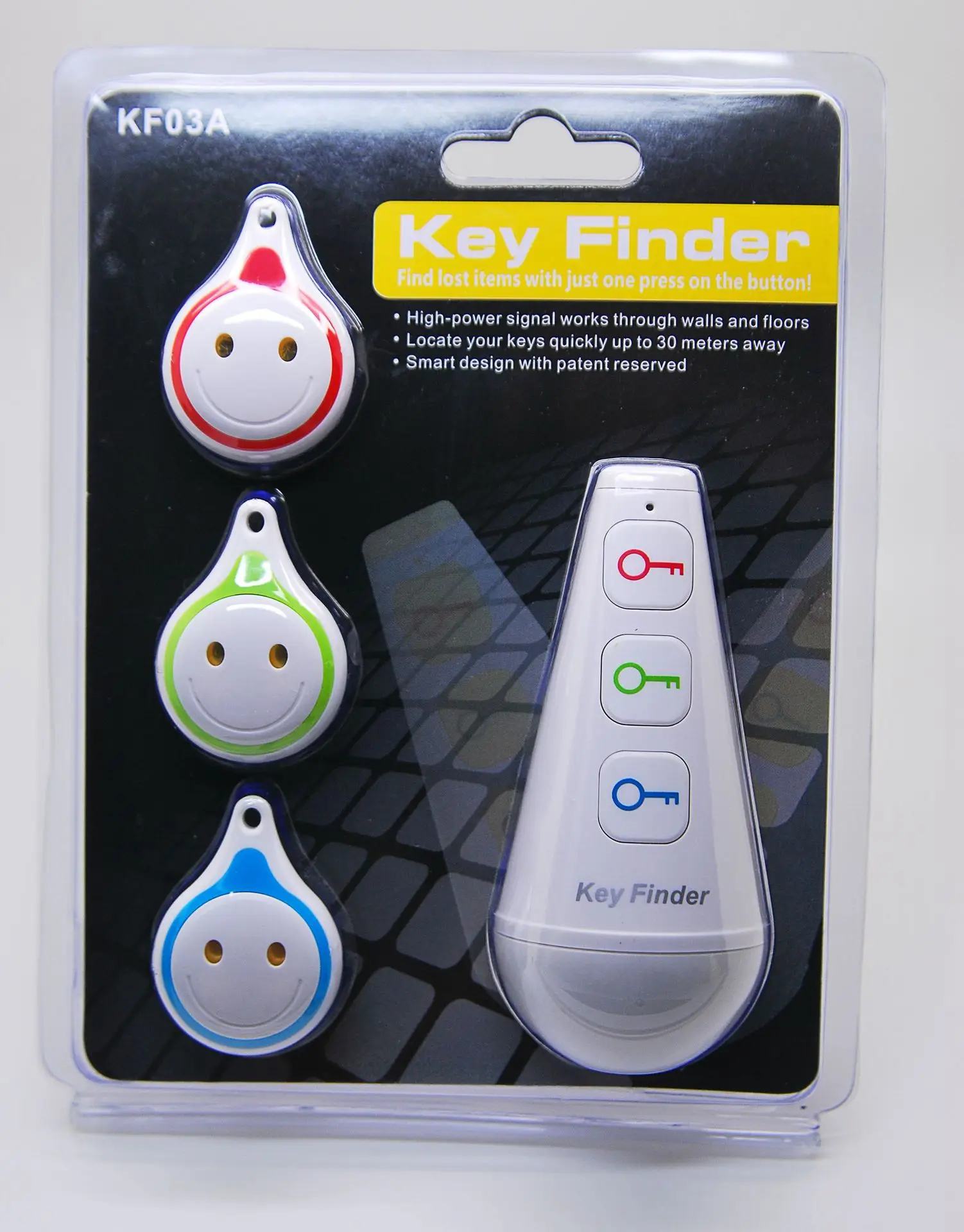 KF03A Wireless Remote Key Finder Locator Tumbler Anti-Loss Device Wireless Can Be Found Through the Wall Beautiful Practical