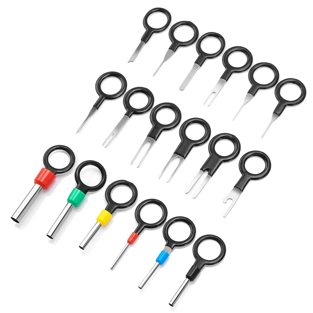 18pcs Car Terminal Removal Tool Plug Repair Tool for Isuzu Elf Nqr 75 Mu Forward Rodeo D Max 2021 Bighorn Trooper