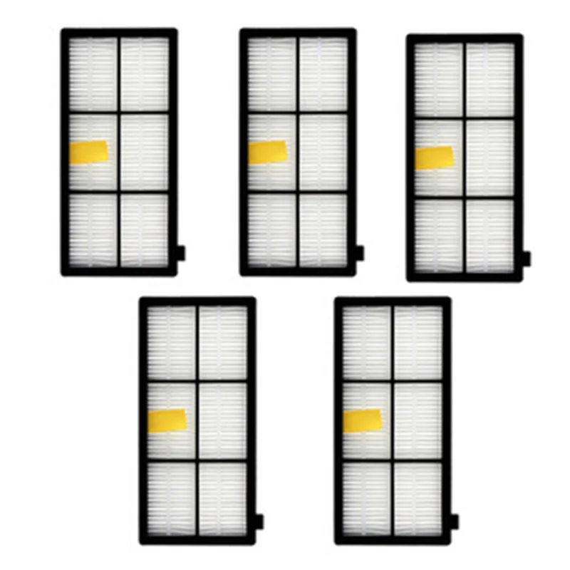 

【ГОРЯЧАЯ ПРОДАЖА!】Для Irobot Roomba 800 860 880, высокоэффективные аксессуары для фильтров, 5 шт., комплект сменных фильтров для подметального робота