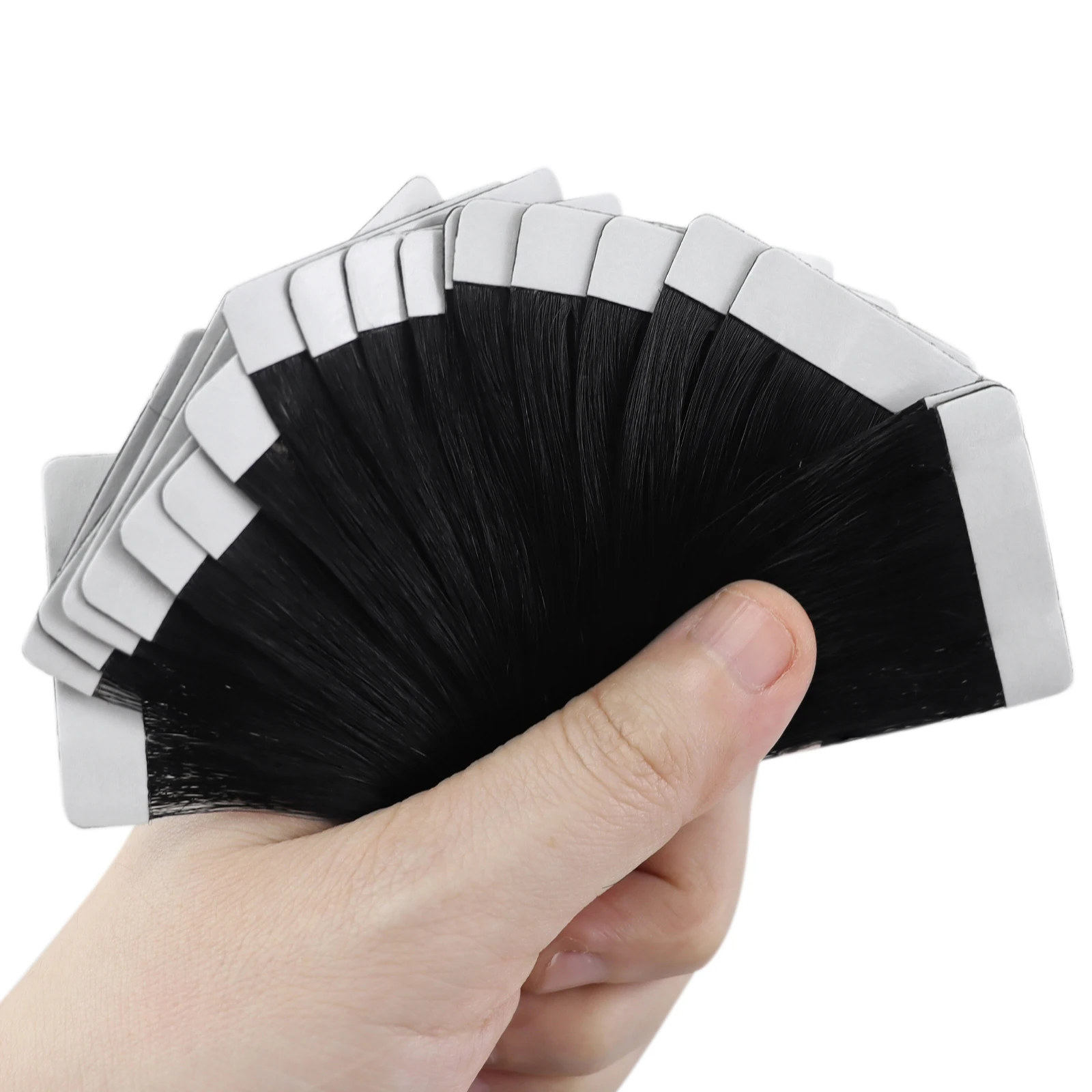 شريط يونج سي في وصلات الشعر اللاصق 100% شعر بشري لتخفيف الشعر 12-24 بوصة 30 جرام-100 جرام