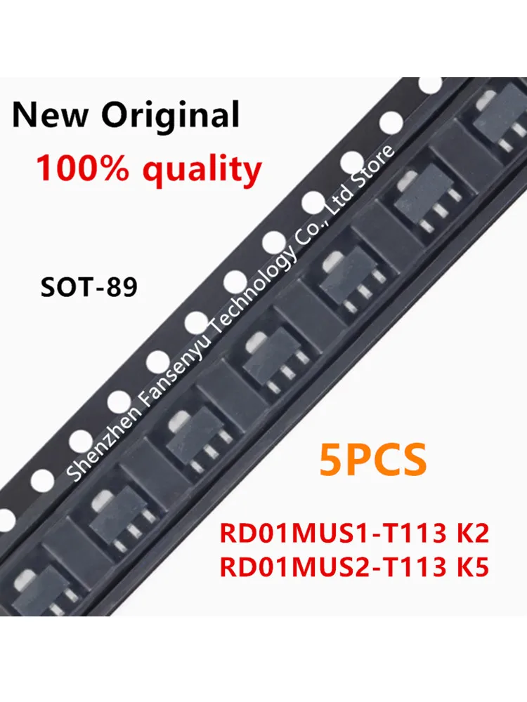 (5piece)100% New RD01MUS1 RD01MUS1-T113 K2 RD01MUS2 RD01MUS2-T113 K5 SOT-89 Chipset