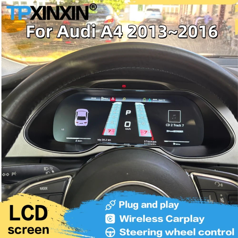 

Lossless installation For Audi A4 2013~2016 Plug and Play Digital Performance Display Dashboard DenaliDigital Instrument Cluster