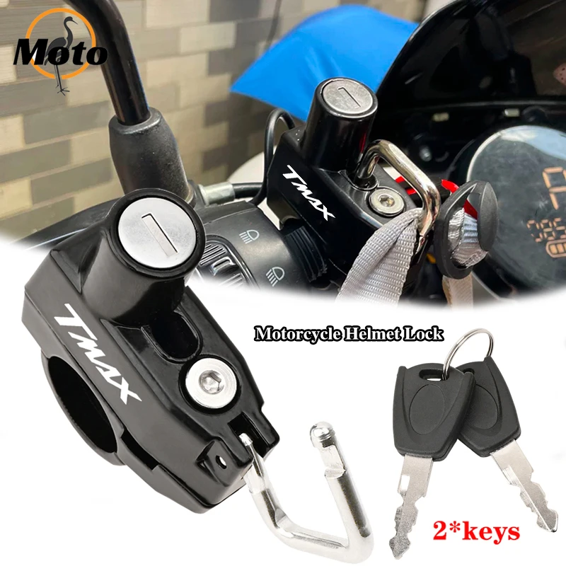 New For YAMAHA T-Max 500 TMAX 500 560 TMax 530 TMAXDX TMAXSX TMAX DX SX Motorcycle CNC Accessories Helmet Lock Anti-Theft Helmet