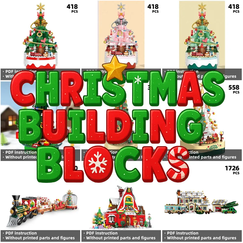 

Эксклюзивный рождественский сезон для особых мероприятий. Рождественские строительные наборы, украшения добавления эксклюзивных элементов к вашему Рождеству.