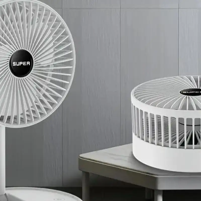 

Silent USB Desk Fan - Portable Electric Cooling Fan for Office, Dorm, Kitchen, Camping | USB-Powered Air Circulation Fan