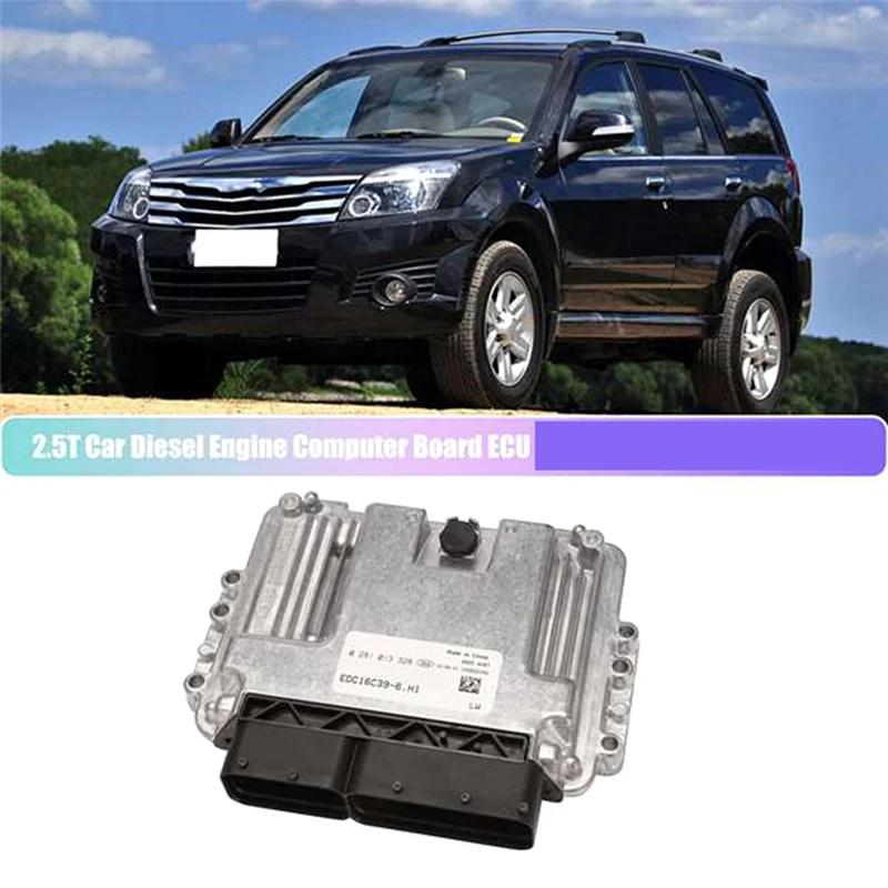 Car Diesel Engine Computer Board ECU 2.5T Fit For Great Wall Wingle Haval 0281013328 EDC16C39-6