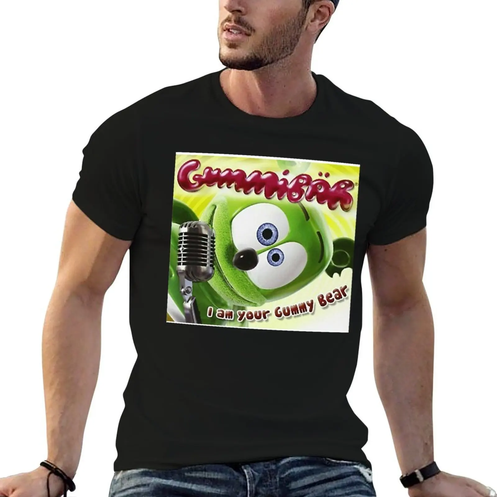 

Gummibar i am your gummy bear T-Shirt anime t shirts for man t shirt custom print T-Shirt