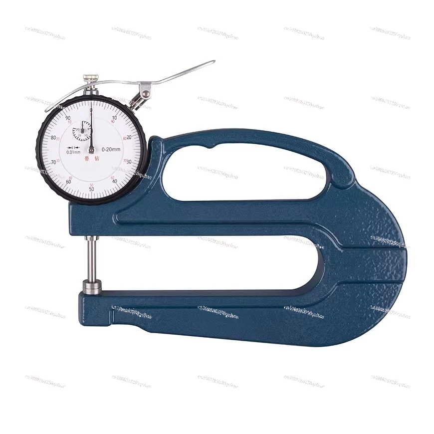 Measuring Range 0-10mm/0.01 with Flat Ceramic Spindle and Anvil Dial Thickness Gauges