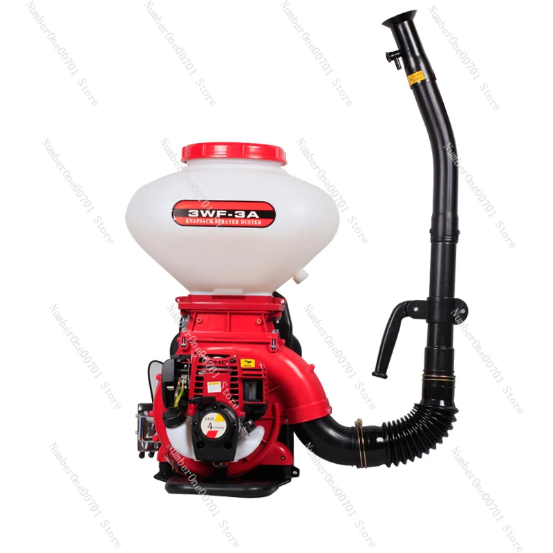 4 flush gasoline knapsack fertilizer applicator spray powder sprayer