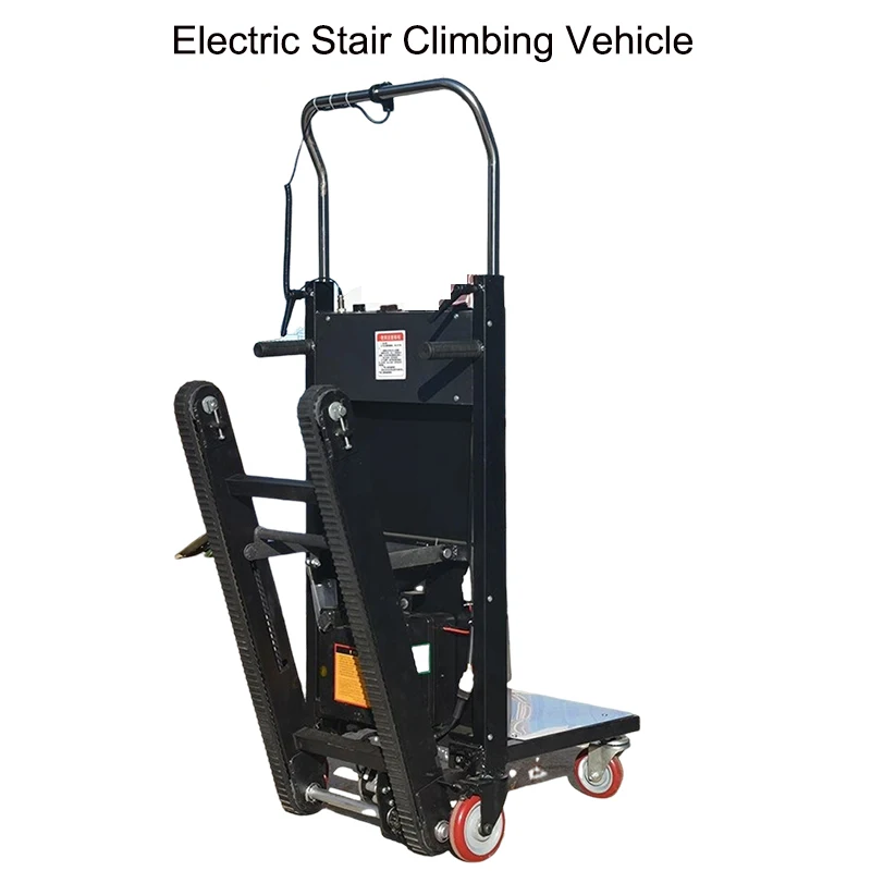 Electric Stair Climbing Car Crawler-type Up And Down Stair Climber Vehicle Trolley Flat Truck Staircase Tool