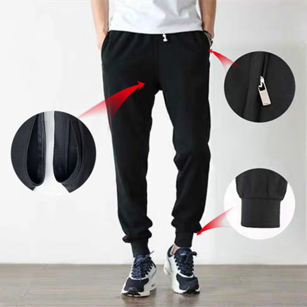 

Loose Sweatpants Exoticism Cotton Running Pants Men's Casual Fitness Pant Invisible Open Crotch Outdoor Sex Summer Men Wear