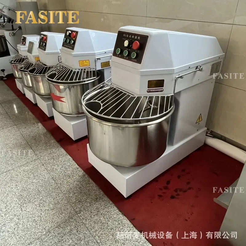 For Commercial Spiral Dough Mixer 10kg 25kg Double Speed Double Action Flour Kneading Machine Heavy Duty Bakery Equipment