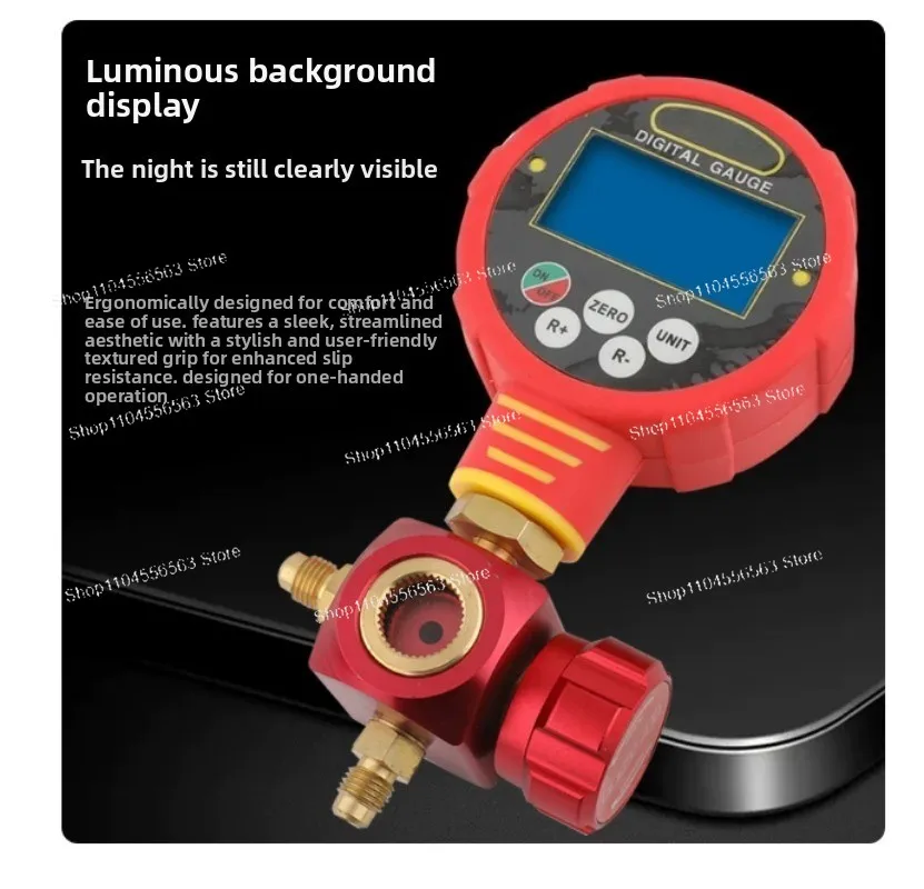 Digital Display Electronic Pressure Gauge WK-6881H/L Air Conditioner Fluorine Refrigerant Digital Meter