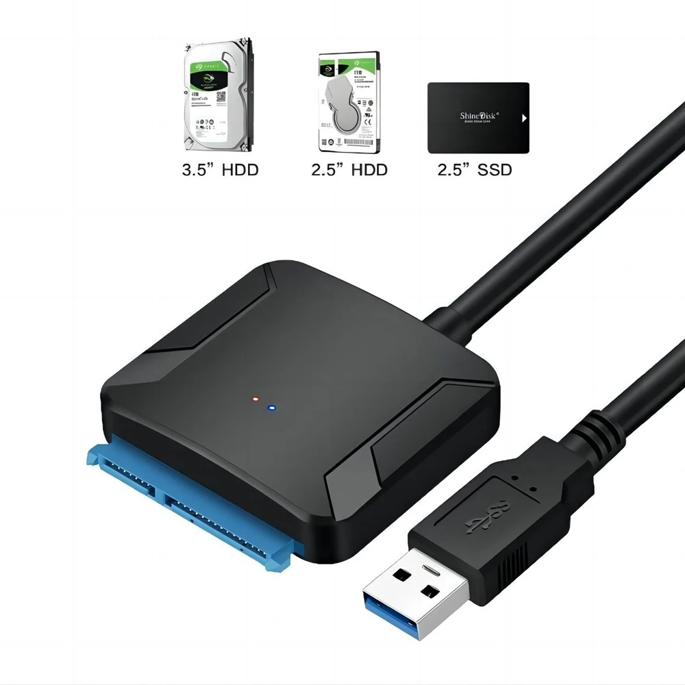 USB 3.0 2.5-inch/3.5-inch mechanical SSD hard drive universal adapter cable for external SATA reading