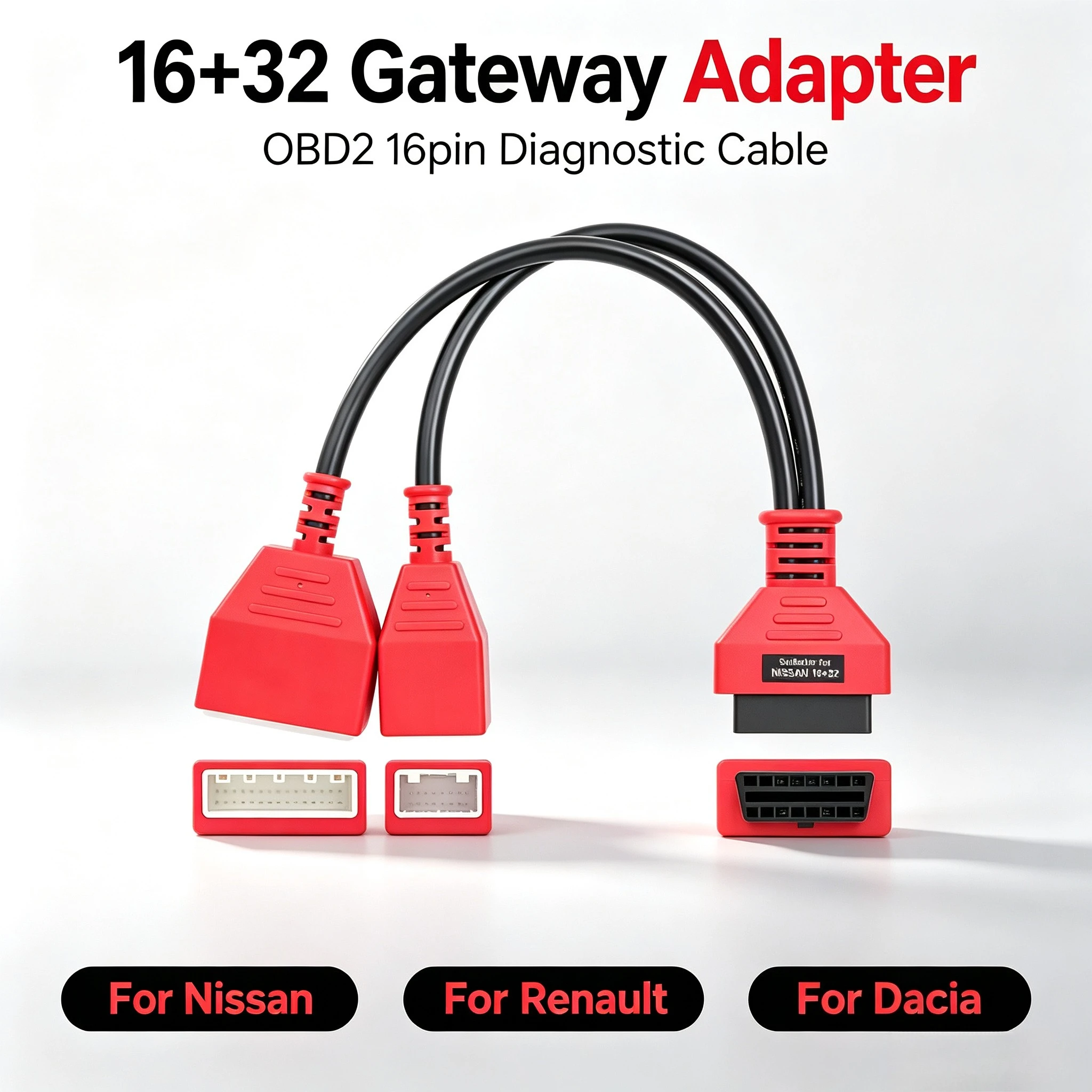 NEW  Adapter SGW Cable 12+8 adapter OBD2 Connector Bypass Gateway Protocol Programming for Dodge Ram Jeep Fiat Fca Chrysler MS9
