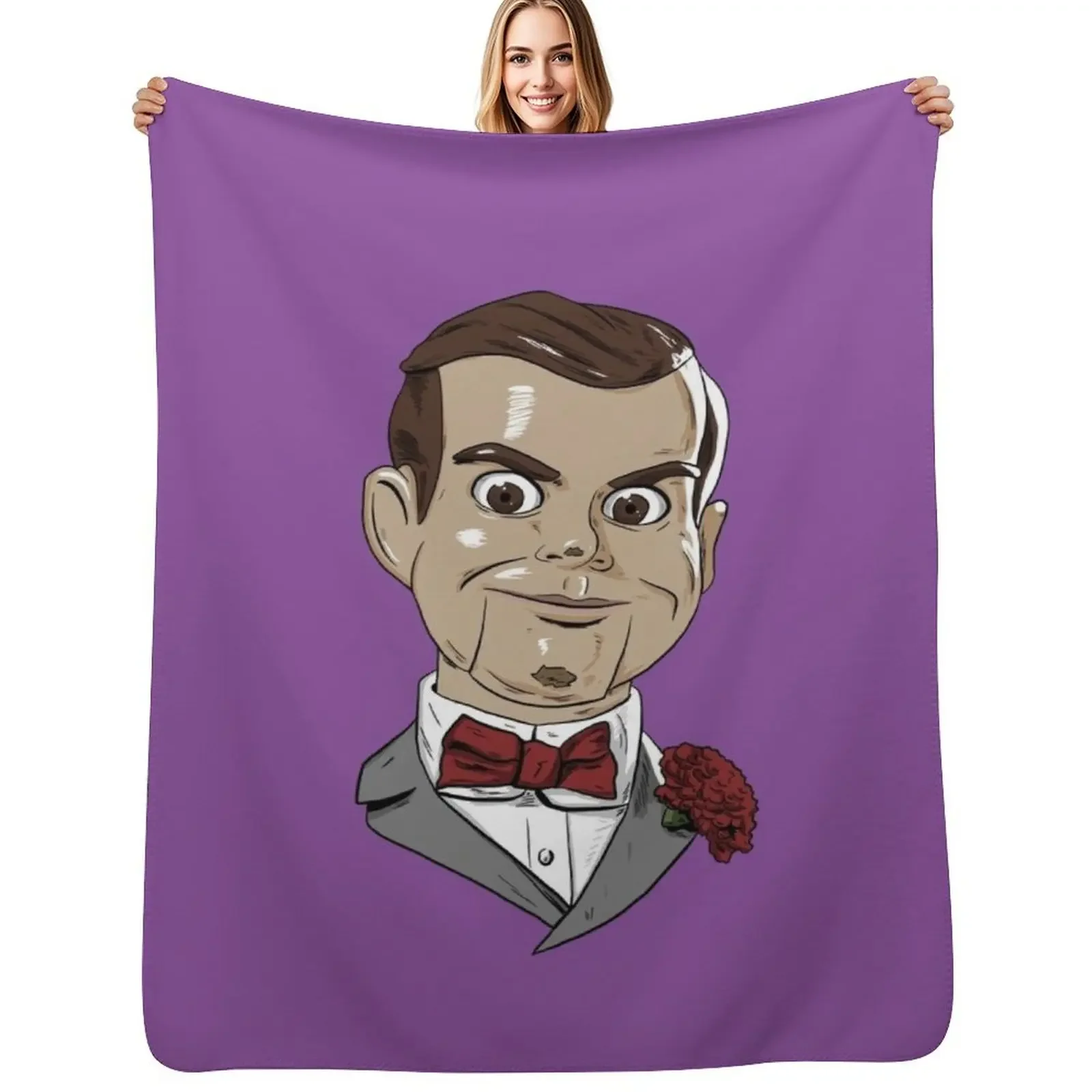 

Slappy the Dummy Throw Blanket for sofa Kid'S valentine gift ideas Blanket