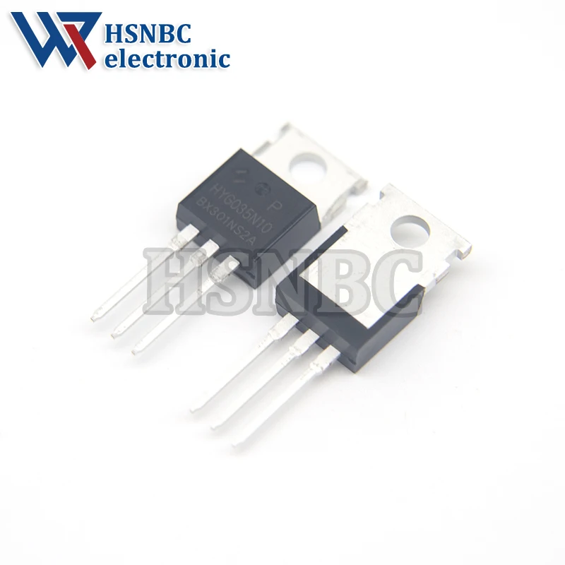 10PCS HYG035N10NS2P G035N10 TO-220 180A 100V N-channel MOSFET Transistor 100% New Original