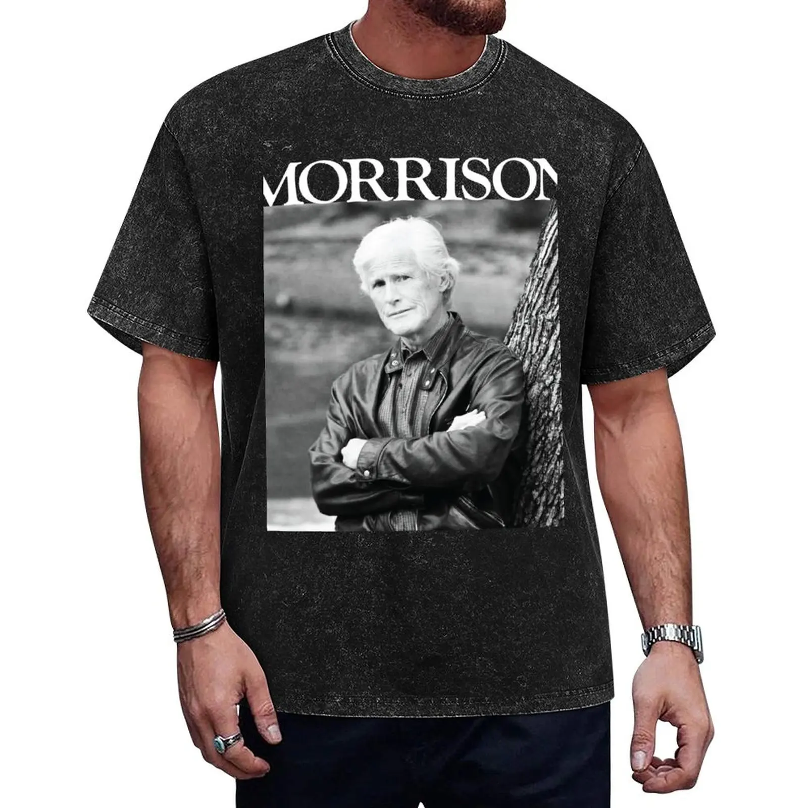 

Morrison - Белая футболка типа Croswit, мужская уличная одежда, мужская одежда