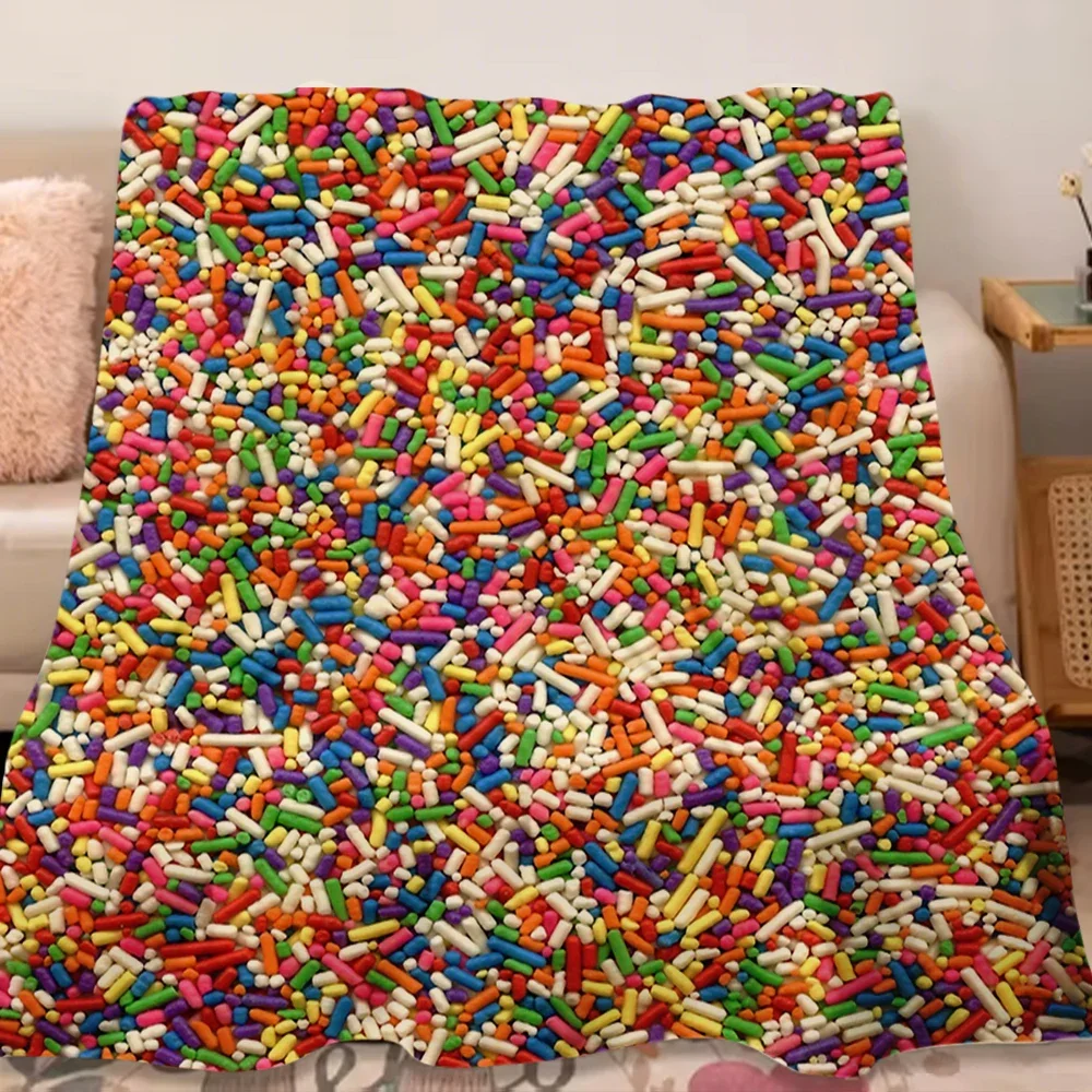 

Прибрежное морское фланелевое уютное одеяло Радужное посыпчатое одеяло пододеяльник устойчивое к запахам гипоаллергенное одеяло