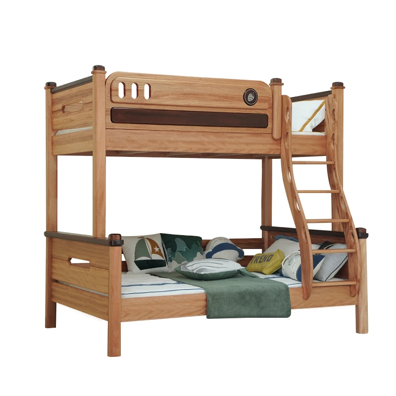 

Latest Double Bed Design Wooden Bunk Bed Room Furniture Solid Wood Furniture Bunk Bed Children Twins