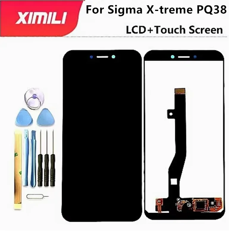 5.5''Original 100%Tested for Sigma X-treme PQ38 LCD Display+Touch Screen Digitizer Assembly LCD+Touch Digitizer+Tools