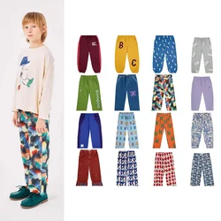 2024 Kids Pant New Autumn BC Brand Pants Girl Boy Casual Warm Pants Fashion Toddler Clothes Printed Children Trousers