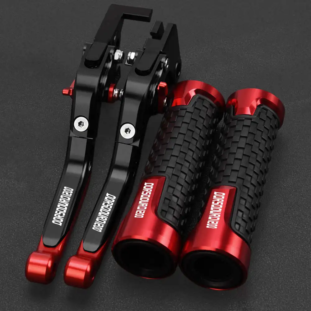 

Motorcycle CNC Aluminum Adjustable Brake Clutch Levers Handlebar Hand Grips For Aprilia DORSODURO 1200 2011 2012 2013 2014 2015