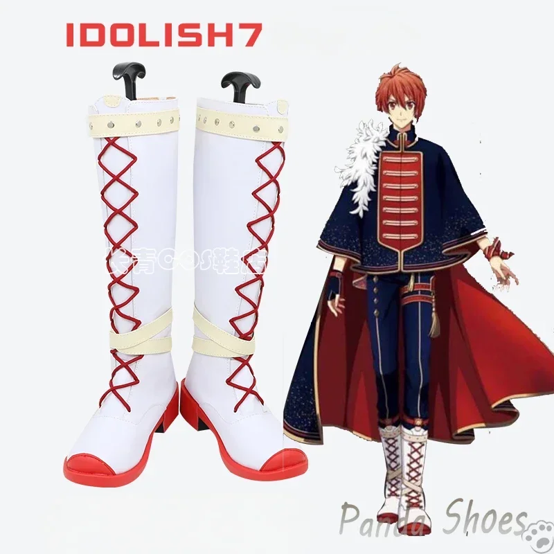 Idolish7 Nanase Riku Cosplay Shoes Anime Game Cos Long Boots Comic Rikkun Cosplay Costume Prop Shoes for Con Halloween Party