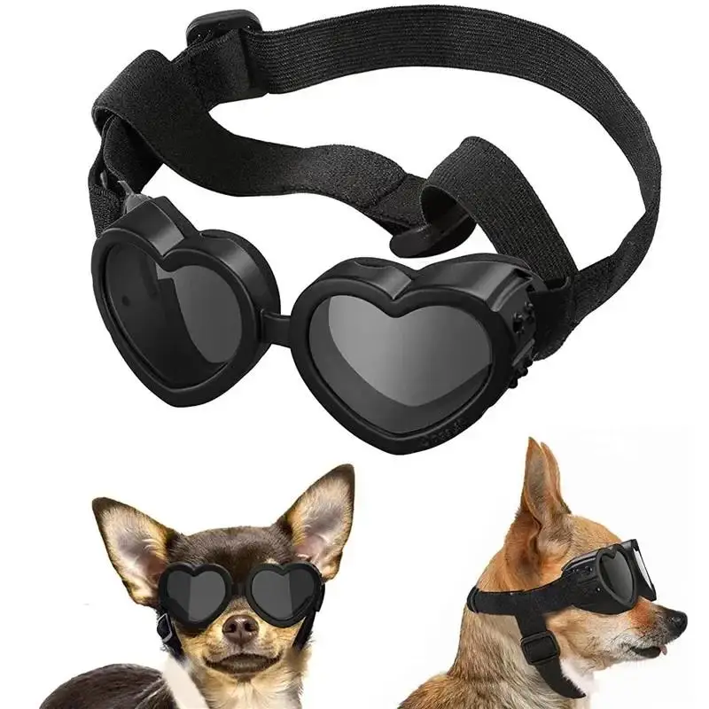 Useful Small Dog Sunglasses Waterproof UV Protection Dog Cat Sun Glasses with Adjustable Strap Goggles Pet Products