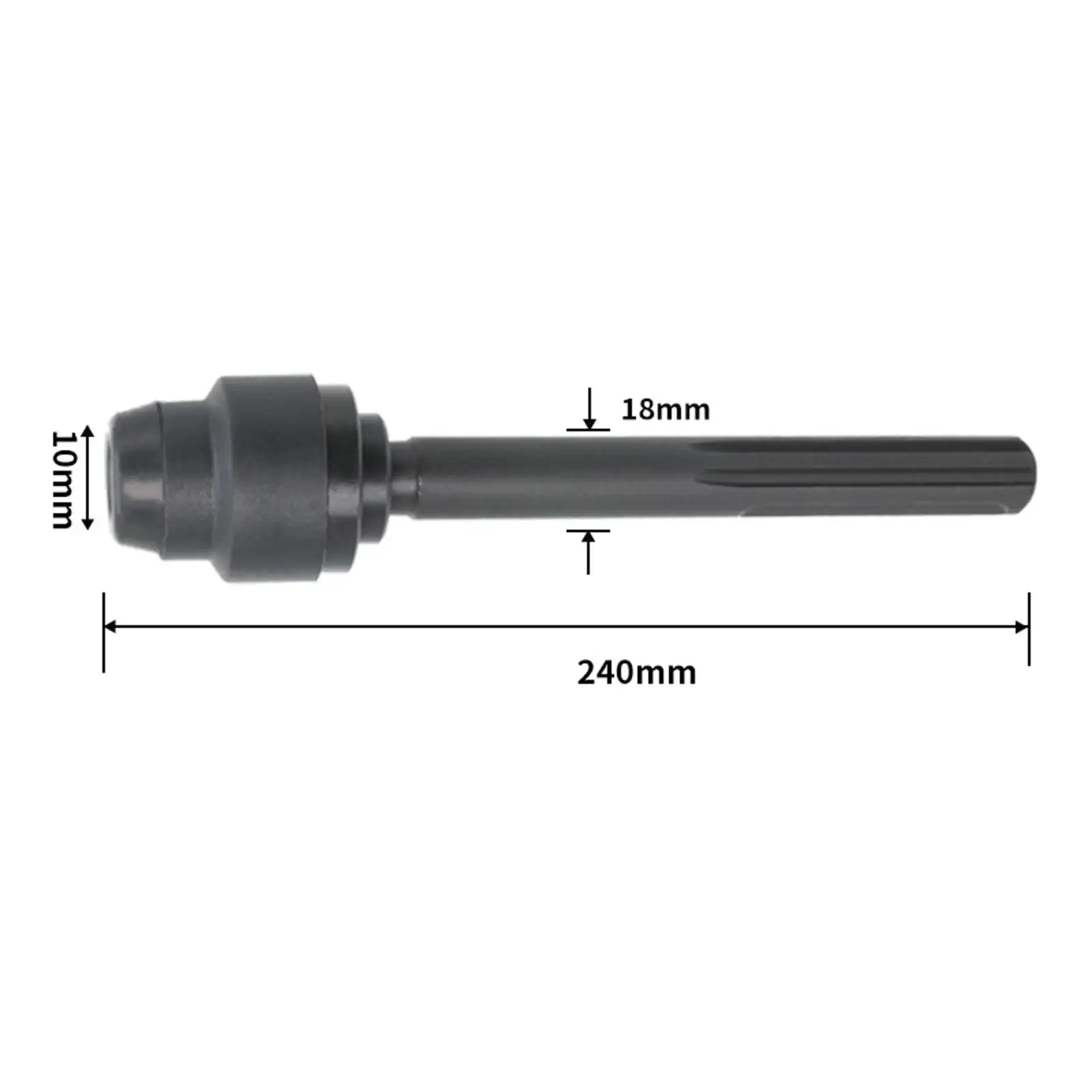 SDS Max to SDS Plus Adapter Adapter 1 Piece Steel Drill Adapter