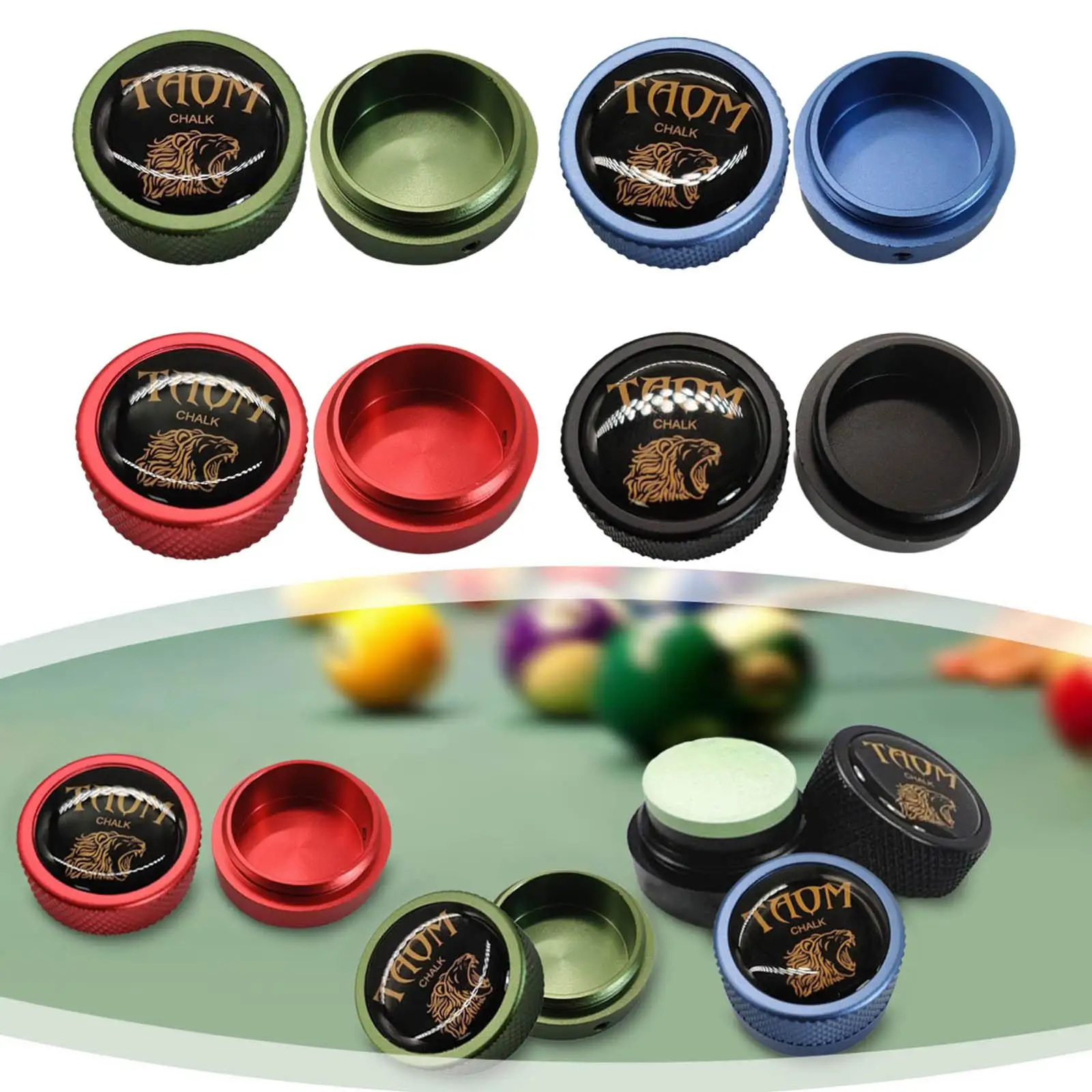 Pool Cue Chalk Holder Billiard Chalk Holder,Snooker Accessories,Storage