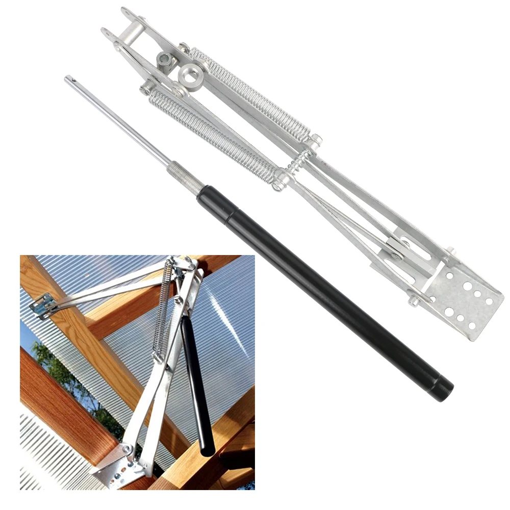 Vent Window Opener Aluminum Solar Heat Sensitive Automatic Agricultural Garden Tool Ventilation Of Greenhouse Double Spring