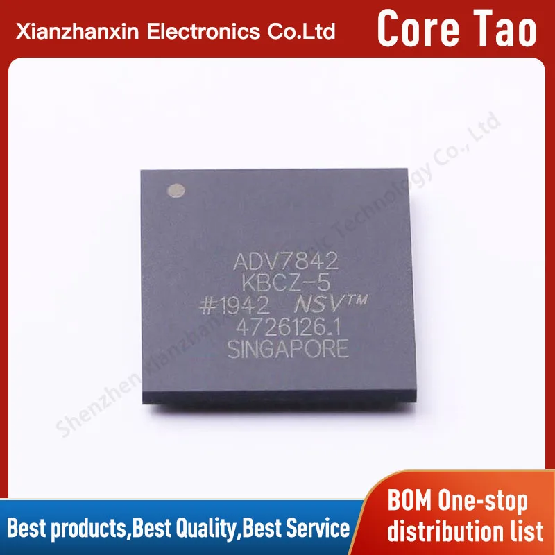 1pcs/lot ADV7842 ADV7842KBCZ ADV7842KBCZ-5 BGA256 Audio video processor chip