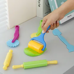 6-Piece Colorful Clay Tool Dough Tool Rolling Clay Roll Knife Dough Mold Hob Craft Tool