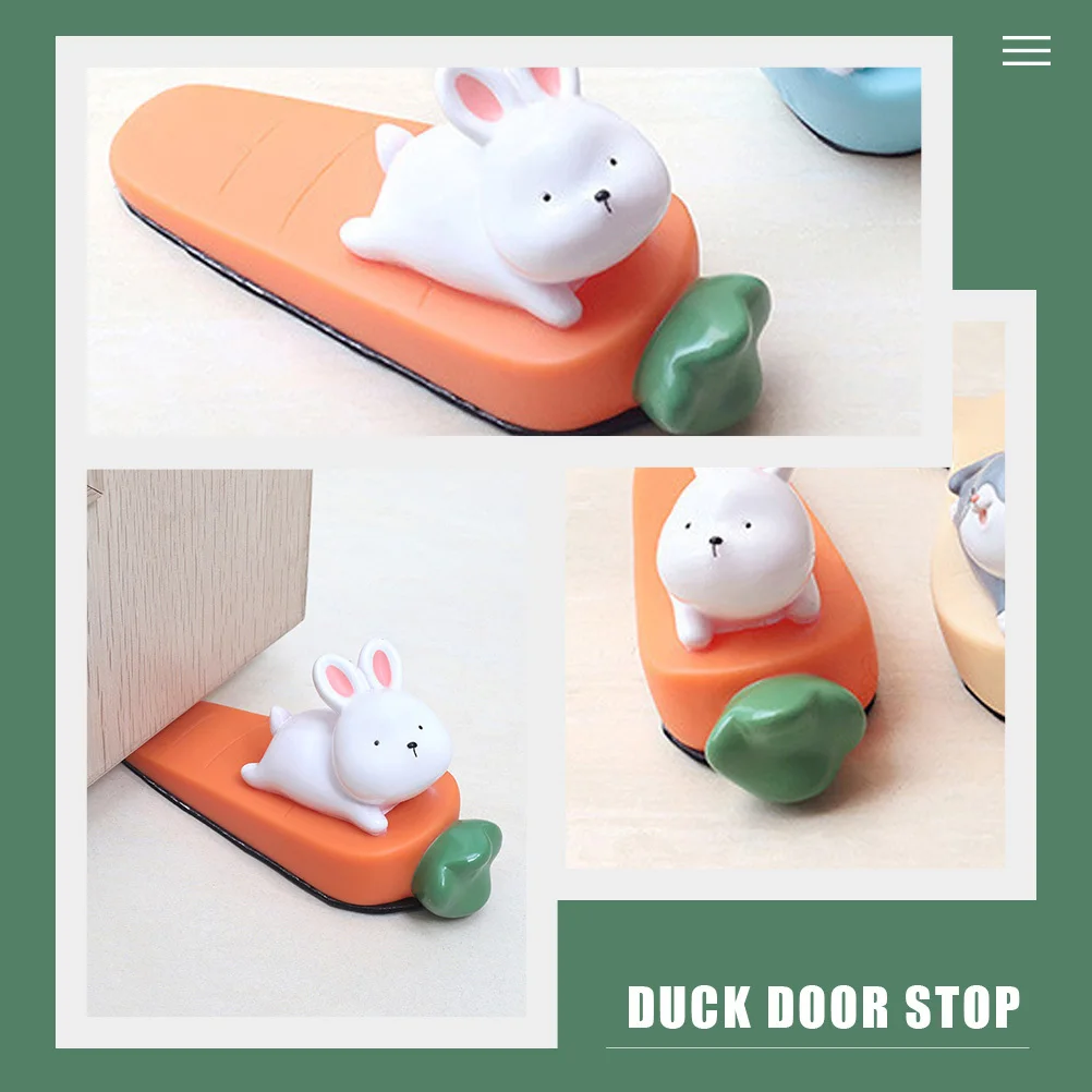 

Non-Slip Rabbit Door Stopper for Bedroom Floor Or Wall Mounting Premium Wear-Resistant Door Holder No Punching Required Home