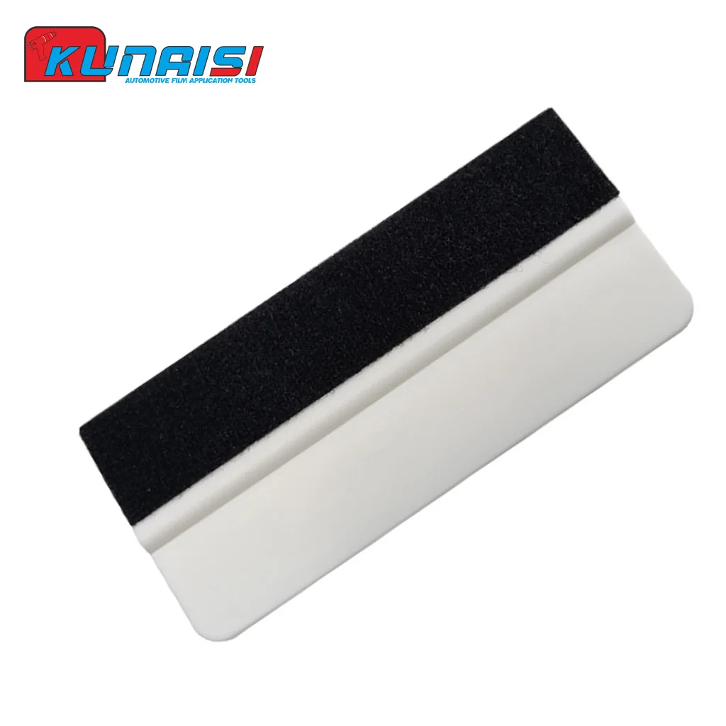 KUNAISI5/10/20PCS Automotive Film Applying Tool Color Changing Film Black Velvet Scraper