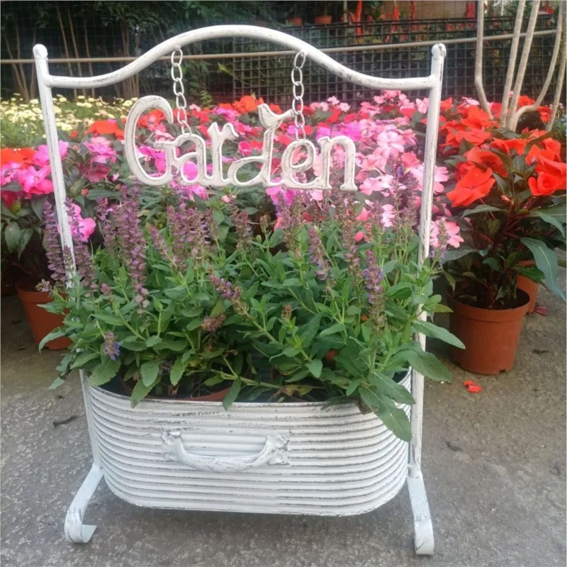 Creative drawer shaped flower rack, home balcony, floor standing flower utensil, courtyard garden decoration ornaments