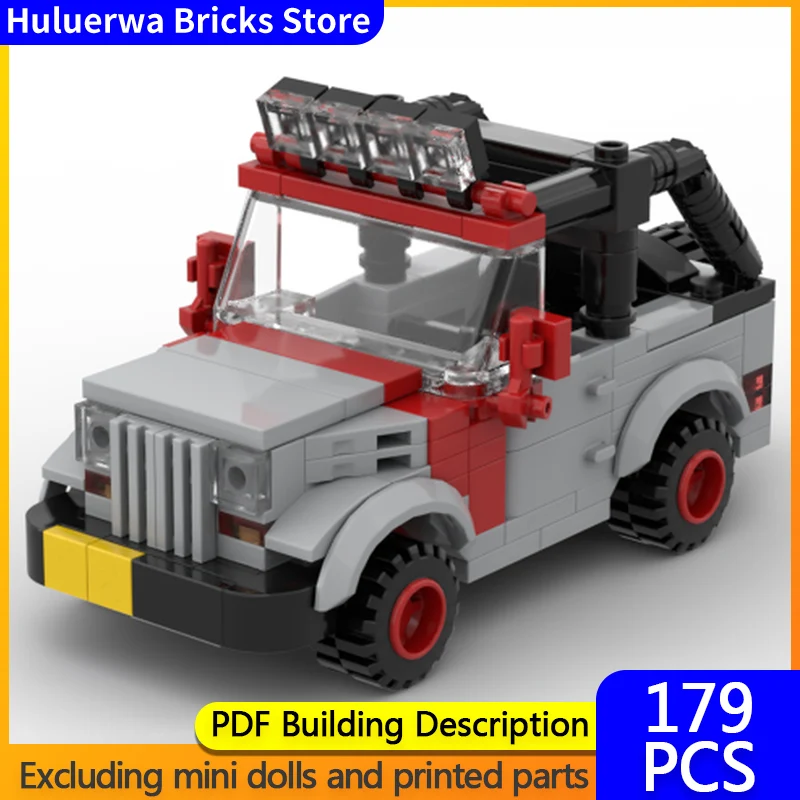 

Модель скоростного гоночного автомобиля MOC, строительные кирпичи, популярные фильмы, внедорожник, модульная технология, детские праздничные подарки, игрушки, костюм