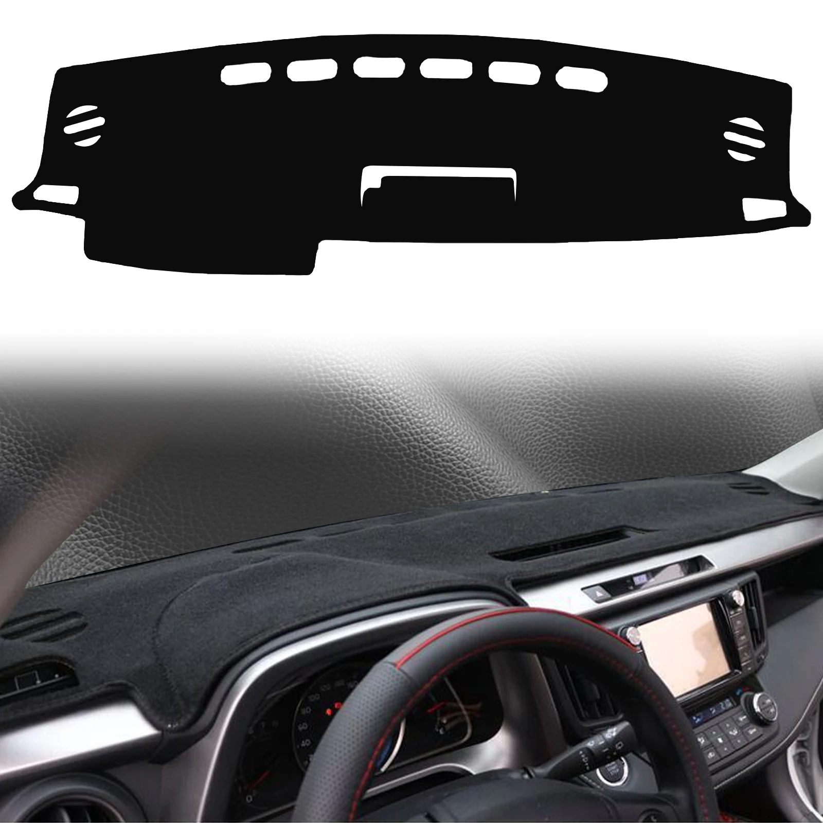 

fit for Toyota RAV4 2006 2007 2008 2009 2010-2024 Car Dashmat Dashboard Cover Pad DashMat Sunshade Protective Carpet Accessories