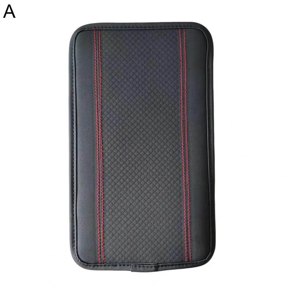 Exquisite Stitching  Excellent Car Center Console Box Cushion Waterproof Car Armrest Pad Elastic Straps   Car Accessories