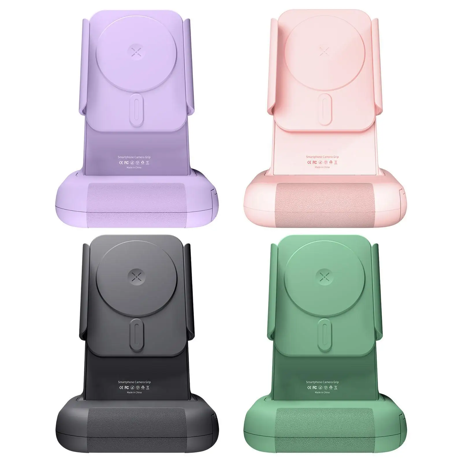 https://ae-pic-a1.aliexpress-media.com/kf/S112fe98ee53e41d6892b08b4b10aa1e0e.jpg Phone Camera Grip Handle Photo Auxiliary Adapter Portable Phone Rack Sturdy Lightweight Cellphone Camera Grip for Home Vlog