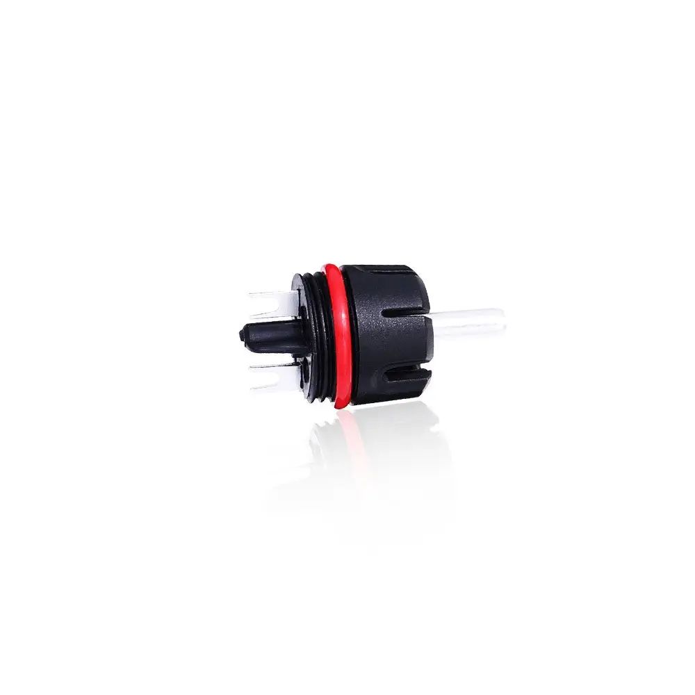 Australian KLEL Harmony PURE22 Series Pure Silver Single Contact Grounded RCA Phono Signal Plug